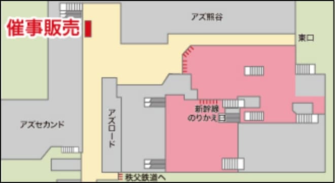 熊谷駅マップ