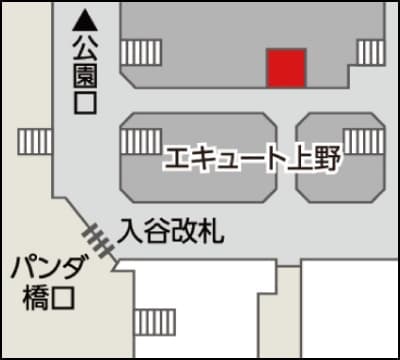 上野駅マップ
